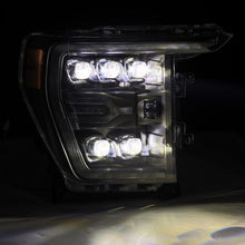 Load image into Gallery viewer, AlphaRex 21-22 Ford F-150 NOVA LED Proj Headlights Plank Style Blk w/Activ Light/Seq Signal 880137 *Discontinued