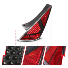 Load image into Gallery viewer, Anzo 2003-2005 Nissan 350Z LED Tail lights Black