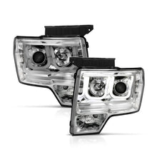 Load image into Gallery viewer, Anzo 2009-2014 Ford F-150 Projector Headlights w/ U-Bar Chrome