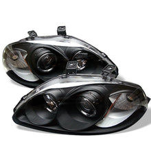 Load image into Gallery viewer, Spyder Honda Civic 96-98 Projector Headlights LED Halo Amber Reflctr Blk PRO-YD-HC96-AM-BK 5010902