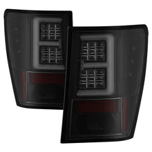 Load image into Gallery viewer, Spyder 07-10 Jeep Grand Cherokee Light Bar LED Tail Lights - Black Smoke ALT-YD-JGC07V2-LB-BSM 5086662