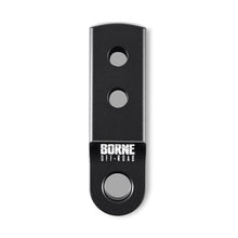 Load image into Gallery viewer, Borne Off-Road CNC Hitch Receiver Shackle 2in Black BNHR-2-BK