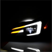 Load image into Gallery viewer, Spyder Subaru Impreza WRX 15-20 LED High-Power LED Headlights-Black PRO-YD-SWRX15LEDAP-SBSEQ-BK 5088109