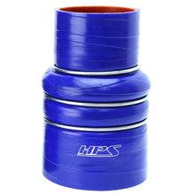 Load image into Gallery viewer, HPS Performance Products HPS 3" - 3-1/2" ID, 6" Length, Silicone Charge Air Cooler CAC Hose Double Hump Reducer Coupler Bellow Cold Side, High Temp 4-ply Reinforced, 76mm - 89mm ID
