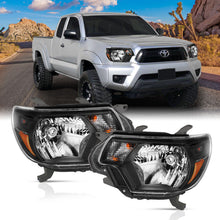 Load image into Gallery viewer, Anzo  2012-2015 Toyota Tacoma Crystal Headlights Black