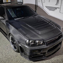 Load image into Gallery viewer, Full Carbon Fiber Z Tune Style Front End Conversion Kit for Nissan Skyline R34 GTT GTR