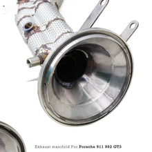 Load image into Gallery viewer, Catless Exhaust Manifold Downpipe for Porsche 992 992.1 992.2 GT3 RS GT3RS 4.0