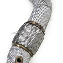 Load image into Gallery viewer, High Flow Exhaust Catless Downpipe Heatshield for Ferrari 488 3.9T V8 GTB Pista Spider