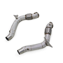 Load image into Gallery viewer, High Flow Exhaust Catless Downpipe Heatshield for Ferrari 488 3.9T V8 GTB Pista Spider