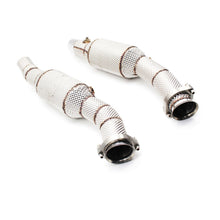 Load image into Gallery viewer, Hi Flow Catted Exhaust Down Pipes for Ferrari Modena 360 Spider 3.6L