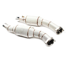 Load image into Gallery viewer, Hi Flow Catted Exhaust Down Pipes for Ferrari Modena 360 Spider 3.6L