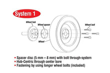 Load image into Gallery viewer, Eibach Pro-Spacer System 25mm Black Spacer - 2015 Ford Mustang Ecoboost / V6 / GT