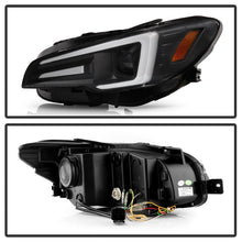 Load image into Gallery viewer, Spyder Subaru Impreza WRX 15-20 Halogen High-Power LED Headlights- Black PRO-YD-SWRX15HALAP-SBSEQ-BK 5088093