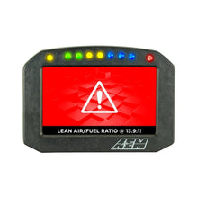Load image into Gallery viewer, AEM CD-5LG Carbon Logging Flush Digital Dash Display w/ Internal 20Hz GPS &amp; Antenna