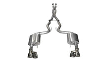 Load image into Gallery viewer, Corsa Performance 15-16 Ford Mustang GT 5.0 3in Cat Back Exhaust Polish Quad Tips