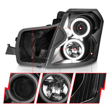 Load image into Gallery viewer, Anzo 2003-2007 Cadillac Cts Projector Headlights w/ Halo Black (CCFL)
