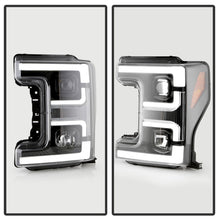 Load image into Gallery viewer, Spyder 17-18 Ford F250/F350/F450 Halogen Model Only -White Light Bar- Black- PRO-YD-FS17HALSI-BK 5087850