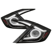 Load image into Gallery viewer, Spyder 16-19 Honda Civic 4 Door Light Bar LED Tail Lights - Black - ALT-YD-HC164D-LB-BK 5086051