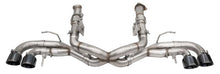 Load image into Gallery viewer, Corsa 2020 Corvette C8 3in Xtreme Cat-Back Exhaust 4.5in Black Quad Tips - Deletes stock AFM Valve 21104BLK