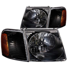 Load image into Gallery viewer, Anzo 2001-2005 Ford Explorer Crystal Headlights Black