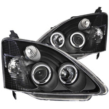 Load image into Gallery viewer, Anzo 2002-2004 Honda Civic Projector Headlights w/ Halo Black