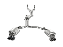 Load image into Gallery viewer, Akrapovic 13-17 Audi S6 Avant/Limousine (C7) Evolution Line Cat Back (Titanium) w/ Carbon Tips S-AU/TI/6H