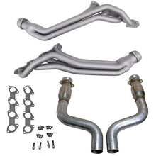 Load image into Gallery viewer, BBK 09-24 Dodge Challenger/Charger 5.7L 1-3/4in Header w/High Flow Catted Mid Pipe (Ti Ceramic) 40463