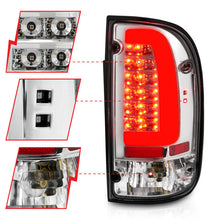 Load image into Gallery viewer, ANZO 1995-2004 Toyota Tacoma LED Taillights Chrome Housing Clear Lens (Pair) 311355