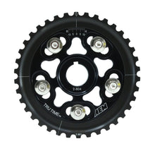 Load image into Gallery viewer, AEM Electronics Tru-Time Cam Gear Black 5-Bolt Honda D16Y7 &amp; D16Y8