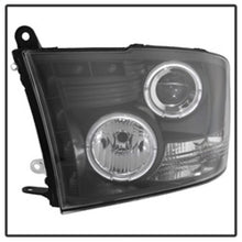 Load image into Gallery viewer, Spyder Dodge Ram 1500 09-14 10-14 Projector Headlights Halogen- LED Halo LED - Blk PRO-YD-DR09-HL-BK 5010032