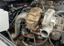 Load image into Gallery viewer, T3 Titanium Fiber Turbo Blanket Heat Shield Barrier Turbocharger Cover Wrap