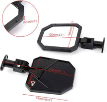 Load image into Gallery viewer, BILLET Rear Racing Side Mirrors For Can Am Maverick X3 Max Turbo R 2017-2023