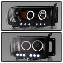 Load image into Gallery viewer, Spyder Dodge Ram 1500 02-05/Ram 2500 03-05 Projector Headlights LED Halo LED Blk PRO-YD-DR02-HL-BK 5009975