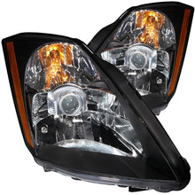 Load image into Gallery viewer, Anzo 2003-2005 Nissan 350Z Crystal Headlights Black