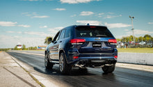Load image into Gallery viewer, Corsa 18-20 Jeep Grand Cherokee TrackHawk 6.2L Sport Cat-Back Dual Rear Exit w/4.5in Black Tips 21051BLK