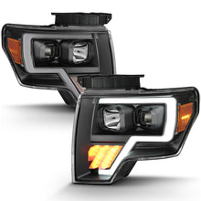 Load image into Gallery viewer, ANZO 2009-2014 Ford F-150 Projector Light Bar G4 H.L. Black Amber 111445