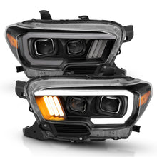 Load image into Gallery viewer, Anzo  16-17 Toyota Tacoma Projector Headlights w/ Plank Style Design