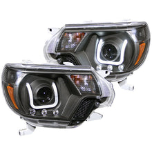 Load image into Gallery viewer, Anzo 2012-2015 Toyota Tacoma Projector Headlights w/ U-Bar Black
