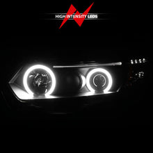 Load image into Gallery viewer, Anzo 2006-2011 Honda Civic Projector Headlights w/ Halo Black (CCFL)
