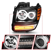 Load image into Gallery viewer, Anzo 2007-2012 Dodge Nitro Projector Headlights w/ Halo Black (CCFL) G2