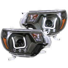Load image into Gallery viewer, Anzo 2012-2015 Toyota Tacoma Projector Headlights w/ U-Bar Black