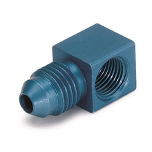 Load image into Gallery viewer, Autometer -4an 90 Degree Fitting - Blue ATM3278