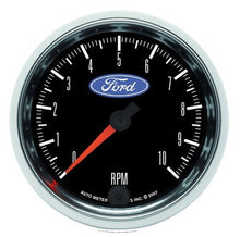 Load image into Gallery viewer, Autometer Ford 3-3/8in. 10K RPM In-Dash Tachometer Gauge 880826