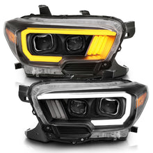 Load image into Gallery viewer, Anzo Toyota Tacoma '16-18 Projector Plank Style Switchback H.L Black Amber