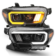 Load image into Gallery viewer, Anzo Toyota Tacoma '16-18 Projector Plank Style Switchback H.L Black Amber