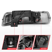 Load image into Gallery viewer, Anzo 1999-2002 Chevrolet Silverado 1500 Crystal Headlights Chrome