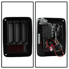 Load image into Gallery viewer, Spyder 07-16 Jeep Wrangler Verison 2 Light Bar LED Tail Lights - Smoke (ALT-YD-JWA07V2-LBLED-BSM) 5084781