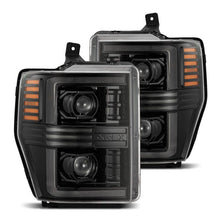 Load image into Gallery viewer, AlphaRex 08-10 Ford F250-550 PRO-Series Projector headlights Alpha-Black w/Activ Light/Seq Signal 880309 *Discontinued