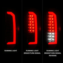 Load image into Gallery viewer, ANZO 15-21 Chevrolet Colorado Full LED Tail Lights w/ Red Lightbar Black Housing Smoke Lens 311433