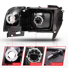 Load image into Gallery viewer, Anzo Black Crystal Headlights 1994-2001 Dodge Ram 1500